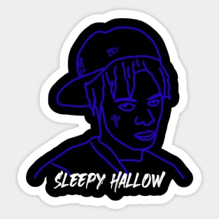 sleepy hallow sketch fanmade Sticker